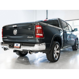 AWE 19-21 RAM 1500 5.7L (w/Cutouts) 0FG Dual Rear Exit Cat-Back Exhaust - Chrome Silver Tips