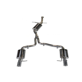 AWE Audi B8.5 All Road Touring Edition Exhaust - Dual Outlet Polished Silver Tips