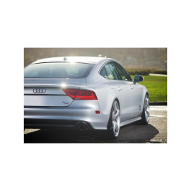 AWE Audi C7 A7 3.0T Touring Edition Exhaust - Dual Outlet Chrome Silver Tips