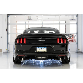 AWE S550 Mustang GT Cat-back Exhaust - Touring Edition (Chrome Silver Tips)