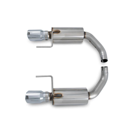 AWE S550 Mustang EcoBoost Axle-back Exhaust - Touring Edition (Chrome Silver Tips)