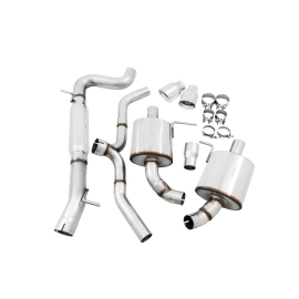 AWE VW MK7 Golf Alltrack/Sportwagen 4Motion Touring Edition Exhaust - Polished Silver Tips