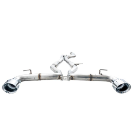 AWE 2020 Toyota Supra A90 Track Edition Exhaust - 5in Chrome Silver Tips