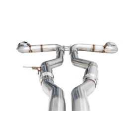 AWE 2020 Toyota Supra A90 Track Edition Exhaust - 5in Chrome Silver Tips