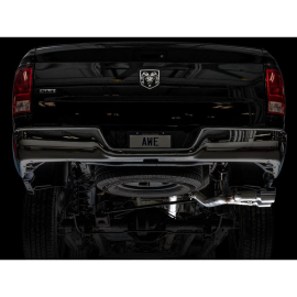 AWE 09-18 RAM 1500 5.7L (w/o Cutouts) 0FG Single Side Exit Cat-Back Exhaust - Chrome Tips