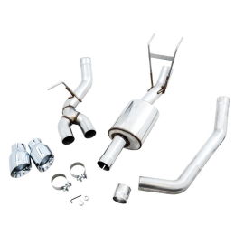 AWE 09-18 RAM 1500 5.7L (w/o Cutouts) 0FG Single Side Exit Cat-Back Exhaust - Chrome Tips