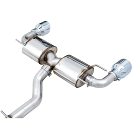 AWE Subaru BRZ / Toyota GR86 / Toyota 86 Touring Edition Cat-Back Exhaust- Chrome Silver Tips