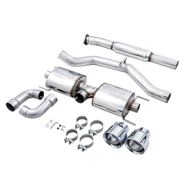 AWE Subaru BRZ / Toyota GR86 / Toyota 86 Touring Edition Cat-Back Exhaust- Chrome Silver Tips