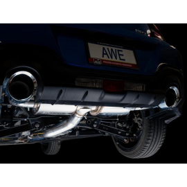 AWE Subaru BRZ / Toyota GR86 / Toyota 86 Touring Edition Cat-Back Exhaust- Chrome Silver Tips