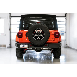 AWE 2018+ Jeep Wrangler JL/JLU Tread Edition Axle-Back Dual Exhaust - Diamond Black Tips