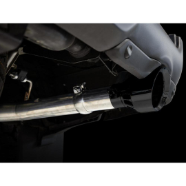 AWE 19-21 RAM 1500 5.7L (w/Cutouts) 0FG Dual Rear Exit Cat-Back Exhaust - Diamond Black Tips