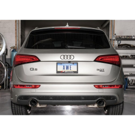 AWE Audi 8R Q5 3.0T Touring Edition Exhaust Dual Outlet Diamond Black Tips