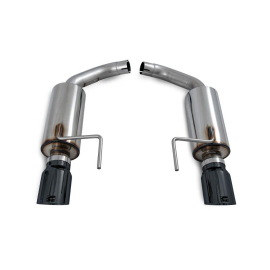 AWE S550 Mustang EcoBoost Axle-back Exhaust - Touring Edition (Diamond Black Tips)