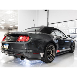 AWE S550 Mustang EcoBoost Axle-back Exhaust - Touring Edition (Diamond Black Tips)