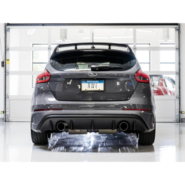 AWE Ford Focus RS Touring Edition Cat-back Exhaust - Non-Resonated - Diamond Black Tips