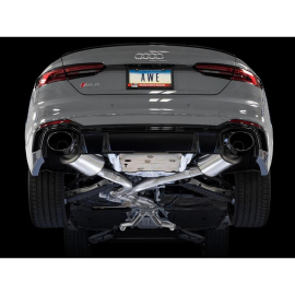 AWE Audi B9 RS5 Touring Edition Exhaust - w/ Diamond Black RS Tips