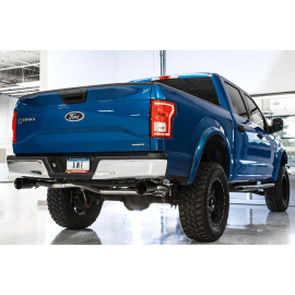 AWE 2015+ Ford F-150 0FG Dual Exit Performance Exhaust System w/5in Diamond Black Tips