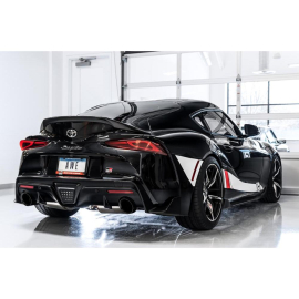 AWE 2020 Toyota Supra A90 Resonated Touring Edition Exhaust - 5in Diamond Black Tips