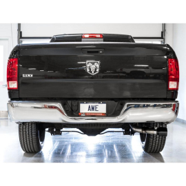 AWE 09-18 RAM 1500 5.7L (w/o Cutout) 0FG Single Side Exit Cat-Back Exhaust - Diamond Blk Tips