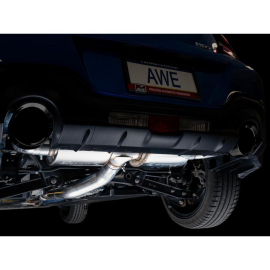 AWE Subaru BRZ / Toyota GR86 / Toyota 86 Touring Edition Cat-Back Exhaust- Diamond Black Tips