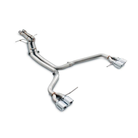 AWE Porsche Macan Touring Edition Exhaust System - Chrome Silver 102mm Tips