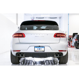 AWE Porsche Macan Touring Edition Exhaust System - Chrome Silver 102mm Tips