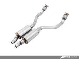 AWE Audi C7.5 A7 3.0T Touring Edition Exhaust - Quad Outlet Chrome Silver Tips