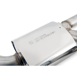 AWE Audi C7.5 A6 3.0T Touring Edition Exhaust - Quad Outlet Chrome Silver Tips