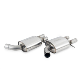 AWE Audi C7.5 A6 3.0T Touring Edition Exhaust - Quad Outlet Chrome Silver Tips