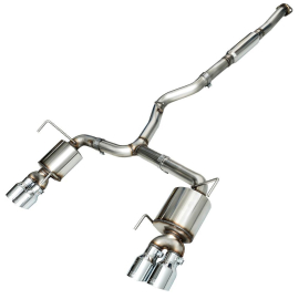 AWE 2015+ Subaru WRX VA Sedan Touring Edition Exhaust - Chrome Silver Tips (102mm)