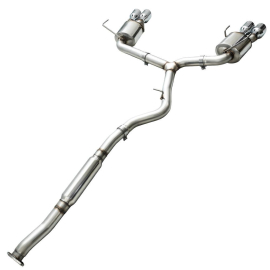 AWE 2015+ Subaru WRX VA Sedan Touring Edition Exhaust - Chrome Silver Tips (102mm)