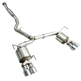 AWE 2015+ Subaru WRX VA Sedan Touring Edition Exhaust - Chrome Silver Tips (102mm)