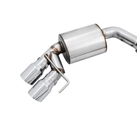 AWE 2018+ Ford Mustang GT (S550) Cat-back Exhaust - Touring Edition (Quad Chrome Silver Tips)