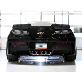 AWE 14-19 Chevy Corvette C7 Z06/ZR1 (w/o AFM) Touring Edition Axle-Back Exhaust - Chrome Tips