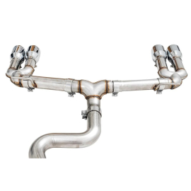 AWE Audi 8V S3 Track Edition Exhaust - Chrome Silver Tips 102mm