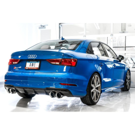 AWE Audi 8V S3 Track Edition Exhaust - Chrome Silver Tips 102mm