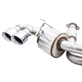 AWE 2020 Chevrolet Corvette (C8) Touring Edition Exhaust - Quad Chrome Silver Tips