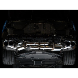 AWE 2020 Chevrolet Corvette (C8) Touring Edition Exhaust - Quad Chrome Silver Tips