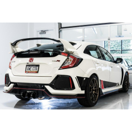 AWE 2017+ Honda Civic Type R Touring Edition Exhaust w/Front & Mid Pipe - Diamond Blk Tips