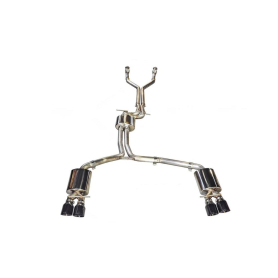 AWE Audi C7 / C7.5 S6 4.0T Touring Edition Exhaust - Diamond Black Tips