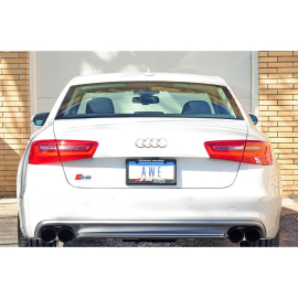 AWE Audi C7 / C7.5 S6 4.0T Touring Edition Exhaust - Diamond Black Tips