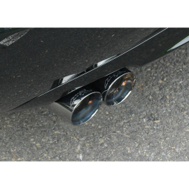 AWE Audi B7 S4 Touring Edition Exhaust - Diamond Black Tips