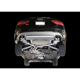 AWE Audi B8 S5 4.2L Touring Edition Exhaust System - Polished Silver Tips