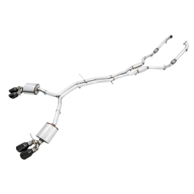 AWE Audi B9 S5 3.0T Touring Edition Exhaust - Black Diam Tips (102mm)