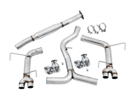 AWE 2015+ Subaru WRX VA Sedan Touring Edition Exhaust - Diamond Black Tips (102mm)