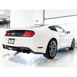 AWE 2018+ Ford Mustang GT (S550) Cat-back Exhaust - Touring Edition (Quad Diamond Black Tips)