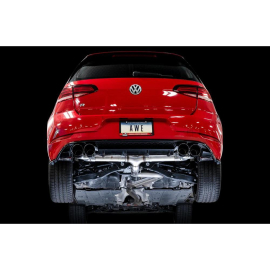 AWE 15-17 Volkswagen Golf R MK7 Track Edition Exhaust - Diamond Black Tips (102mm)