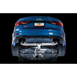 AWE Audi 8V S3 Track Edition Exhaust w/Diamond Black Tips 102mm