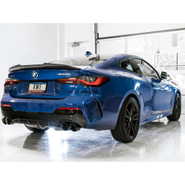 AWE 2019+ BMW M340i (G20) Non-Resonated Touring Edition Exhaust - Quad Diamond Black Tips