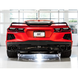 AWE 2020 Chevrolet Corvette (C8) Touring Edition Exhaust - Quad Diamond Black Tips